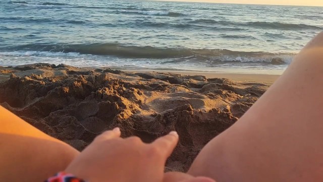 Touching My Small Pussy On The Beach Huburbate