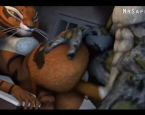 Animelois Tai Lung from Ku Fu Panda Fucks Master Tigress.mp4