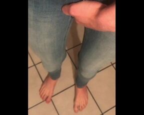 POV Desperate Girl Wetting her Jeans and Masturbating