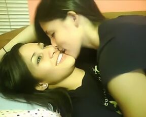 Lesbian Girl Friend Kissing