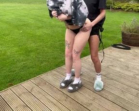 Lesbians almost get caught fucking in public (more on onlyfans@girlsonfilm333)