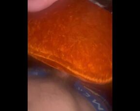 19 year old fuck his homemade fleshlight with a condom on