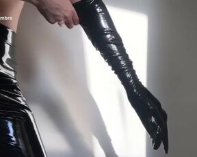 Sensual Latex Gloves and PVC ASMR