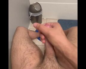 Quick Masturbation in the Restroom