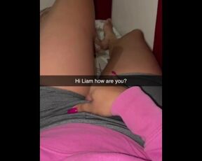 Cheerleader wants to fuck classmate on Snapchat