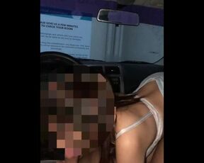 LUCKY FAN! Blowjob sa car by pinaypetiteteen