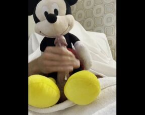 Mickey Mouse Cranks one out! Jerk off and cum!