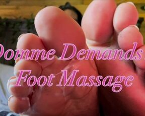 POV: Domme Demands A Foot Massage