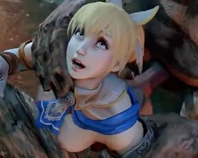 Cassandra Alexandra & Minotaur Rule 34 Animated (darsovin) [Soul Calibur]