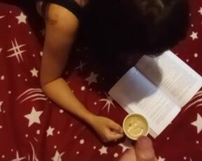 POV She likes her coffee with my hot cum