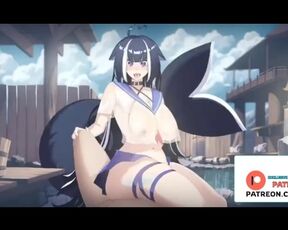 Furry Girl Rides Dick In Hot Springs Hard Anal Fucking And Getting Anal Creampie Hentai 60Fps