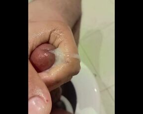 I Get My Cock Wet and I Let Out a Big Shot of Cum