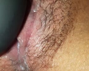 I play with my pussy masturbating with my vibrator