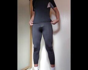 Femboy wearing sexy running outfit ????