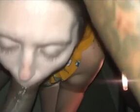 Hot Teen Give Head for Deepthroat in the Car