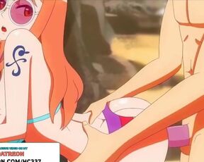 NAMI ONE PIECE BEACH HENTAI ANIMATED STORY 4K 60FPS