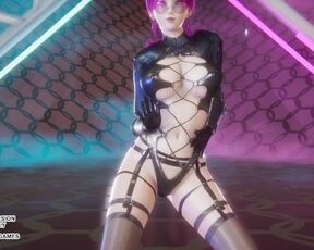 [MMD] HWASA - I Love My Body Evelynn Sexy Kpop Dance League of Legends Hentai Uncensored