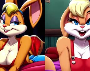 Lola Furry Bunny HENTAI GOONING