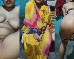 Sexy Rajasthani Bhabhi Undressing and Masturbating