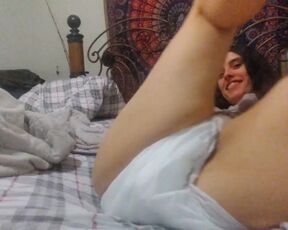 Footage from PinkMoonLust ABDL first Day Adult Diaper! Posing Cute Laughing Giggling Hair Honey Pie