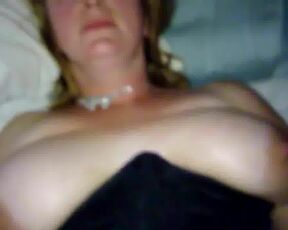 UK wife with big tits, fingered and fucked