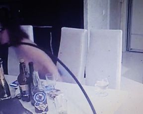 2 couples having sex in the kitchen where the 2 girls kiss e