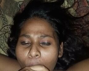 Desi indian wife renu doing passionate blowjob of lover