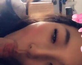 Snapchat asian blowjob