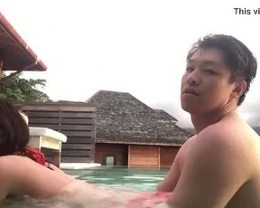 Chinese Couples with High Physical Quality have a Sex in Swimming Pool