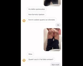 22enne obeso partecipa ad una chatsex con un suo fan su instagram!