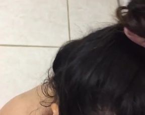 Hot teen blowjob after shower gisselle