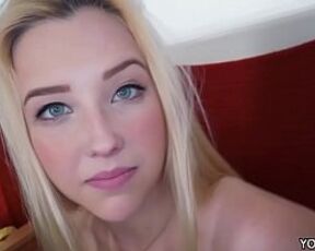 Blonde teen Samantha Rone