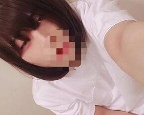 Asian cute girl took video of her masturbationtion