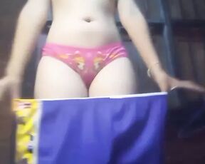 Asian girl at home alone and bored masturbates 14