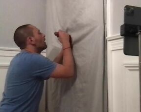 Thick D college dude comes to my glory hole