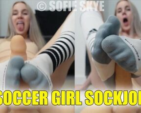 Soccer Girl Sockjob Sofie Skye Sock Fetish Soccer Socks Kink FREE EXTENDED TEASER Foot Job Smell