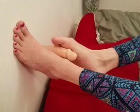 Footjob Dildo Foot Worship