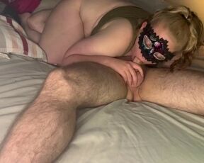 Listen And Enjoy The Way She Gags On My Cock