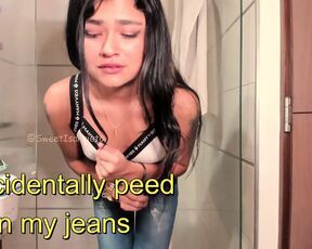 i accidentaly peed on my jeans