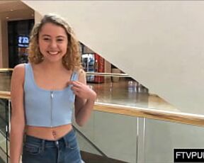 Fresh teen public orgasm