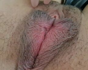 Rubbing my pussy lips